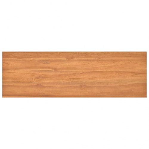 Skrivebord 140x45x75 cm massivt teaktræ