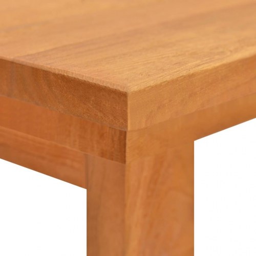 Skrivebord 140x45x75 cm massivt teaktræ