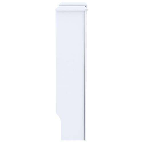 Radiatorskjuler 205 cm MDF hvid