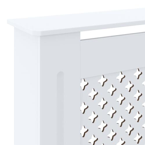 Radiatorskjuler 205 cm MDF hvid