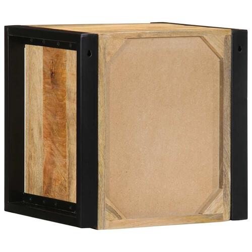 Sengeskab 40x35x40 cm massivt ru mangotræ