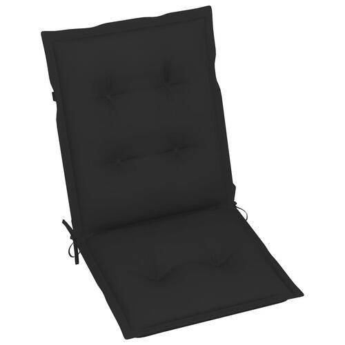 Hynder til havestol 6 stk. 100x50x7 cm gråbrun