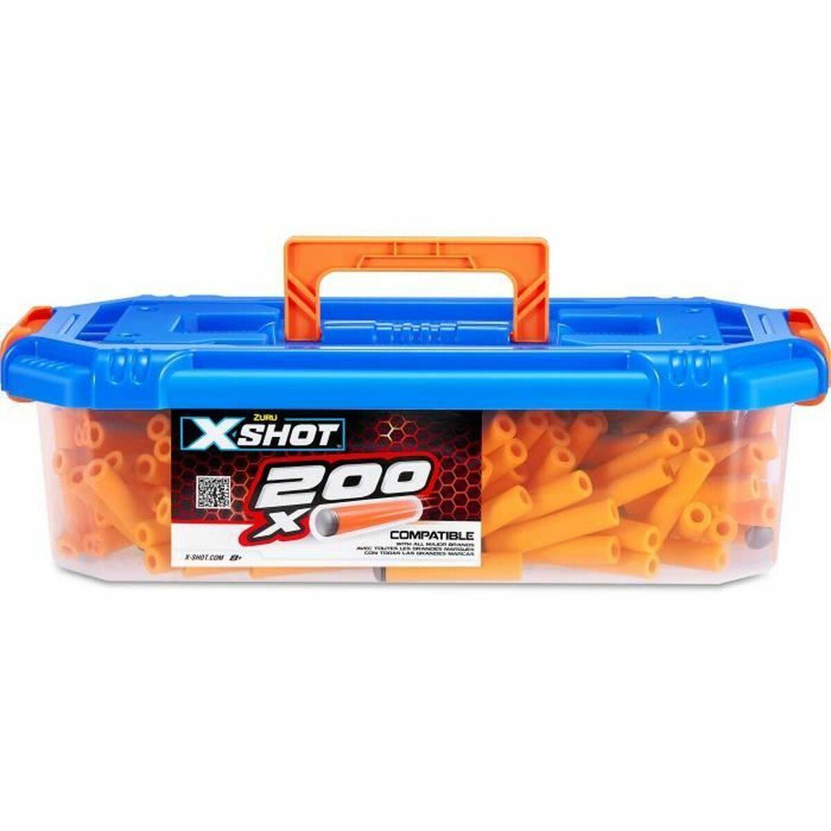 Zuru XSHOT skum-ammunition i boks - Orange, 200 stk