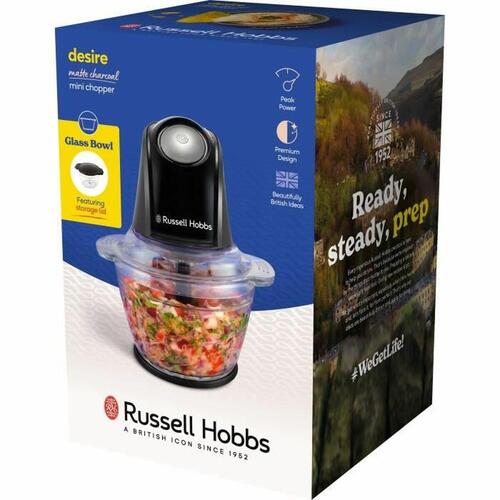Kødhakker Russell Hobbs Chopper Sort Plastik 200 W 1 L