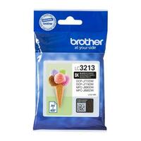 Original blækpatron Brother LC3213BK Sort