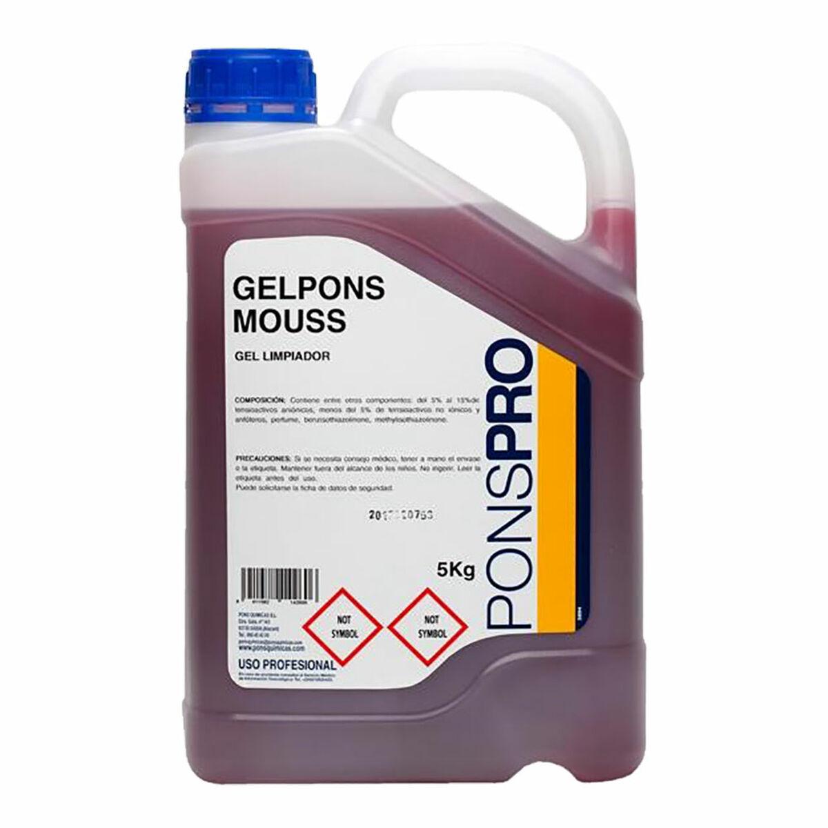 Ponspro Gelpons Mouss håndsæbe, pink - 5 l