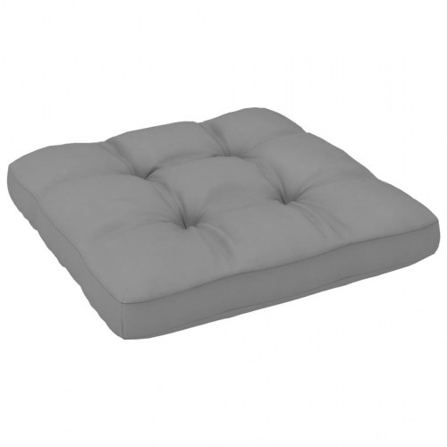 Pallehynde 60x60x12 cm stof grå