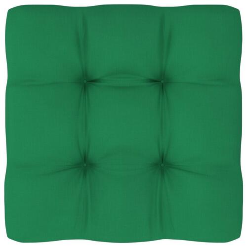Pallehynde 60x60x12 cm stof grøn