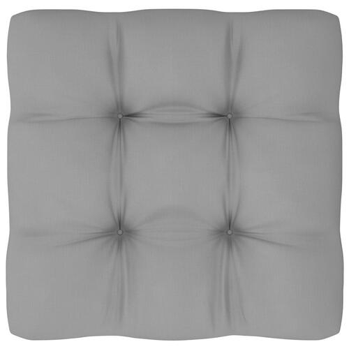 Pallehynde 70x70x12 cm stof grå