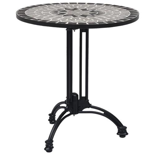 Bordben til bistrobord Ø60x72 cm støbt aluminium sort