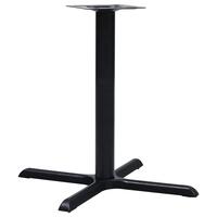 Bordben til bistrobord 76x76x72 cm støbejern sort
