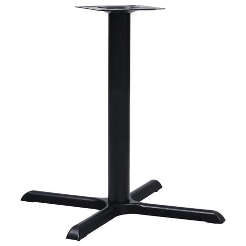 Bordben til bistrobord 76x76x72 cm støbejern sort