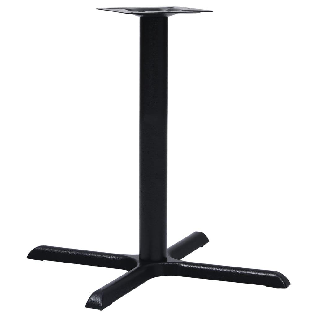 Bordben til bistrobord 76x76x72 cm støbejern sort