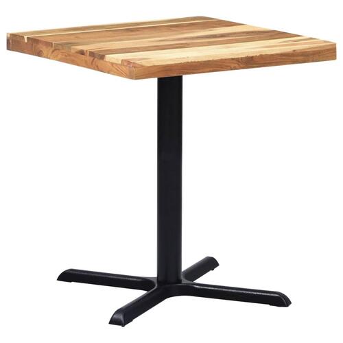 Bordben til bistrobord 76x76x72 cm støbejern sort