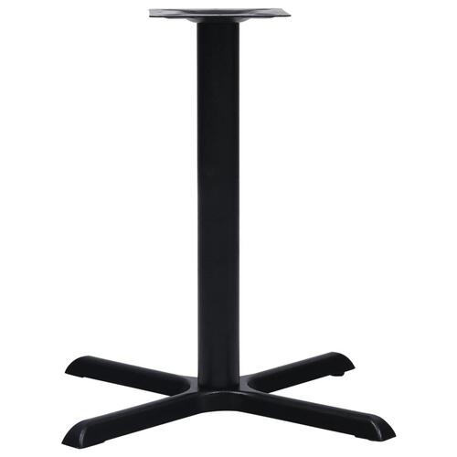 Bordben til bistrobord 76x76x72 cm støbejern sort