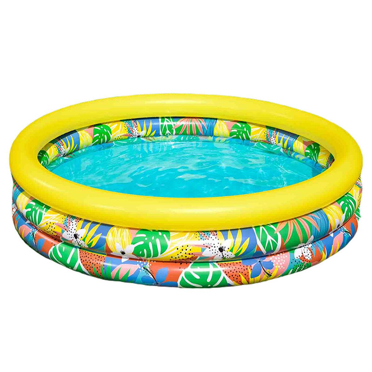 Bestway oppustelig pool til børn 168 x 38 cm - multifarvet billede