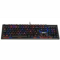 Tastatur iggual OBSIDIAN RGB Sort Spansk qwerty