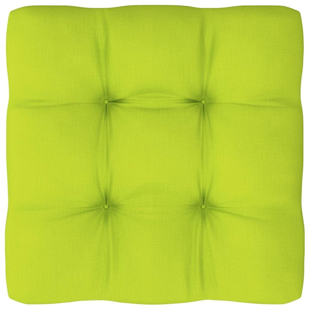 Pallehynde 80x80x12 cm stof lysegrøn