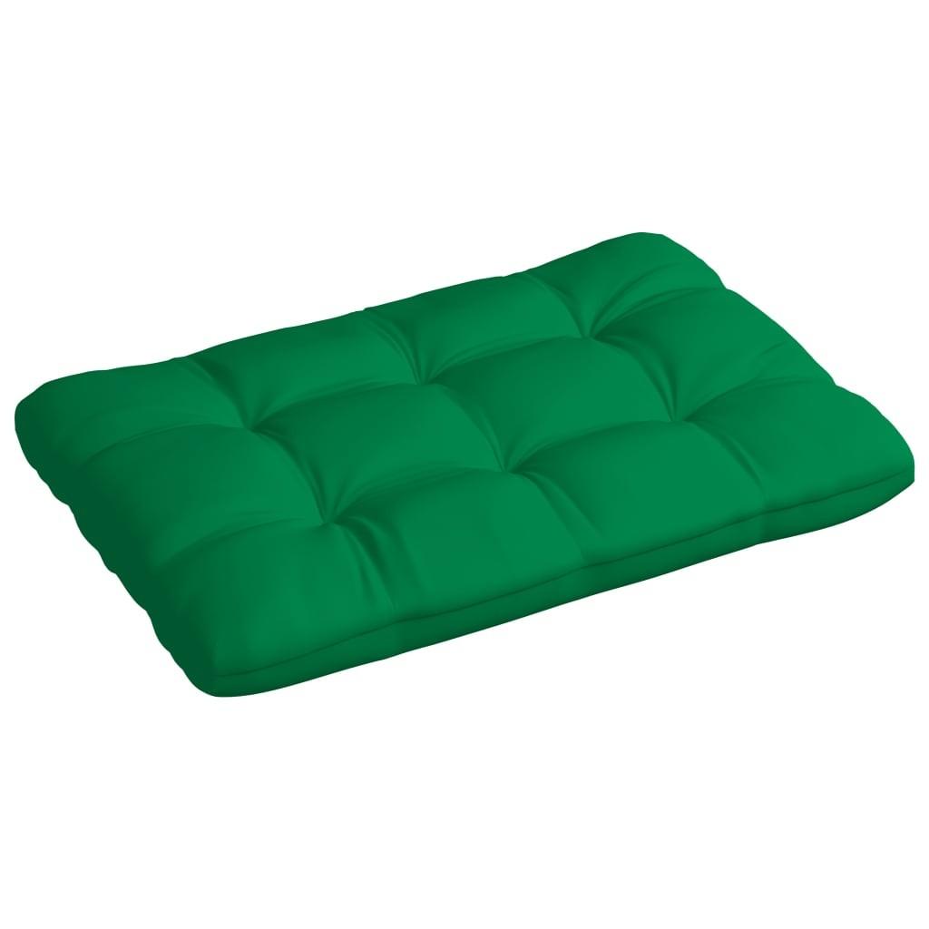 Pallehynde 120x80x12 cm stof grøn
