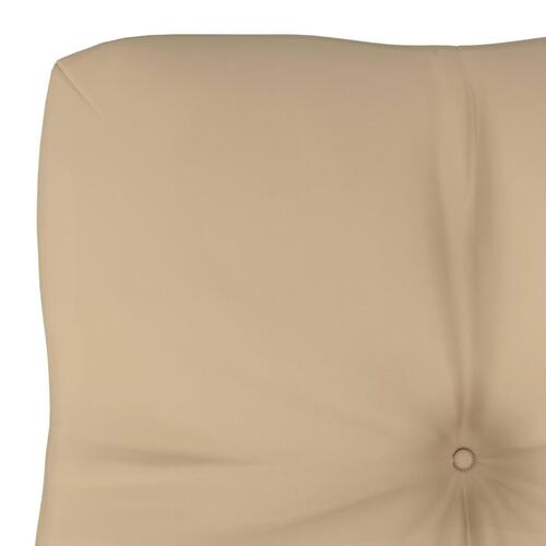 Pallehynde 60x40x12 cm stof beige