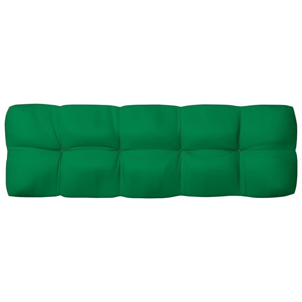 Pallehynde 120x40x12 cm stof grøn