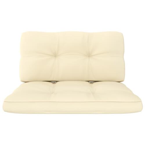 Pallehynder 2 stk. stof cremefarvet