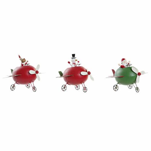Julepynt DKD Home Decor Metal Rensdyr (19 x 14 x 13 cm) (3 stk)