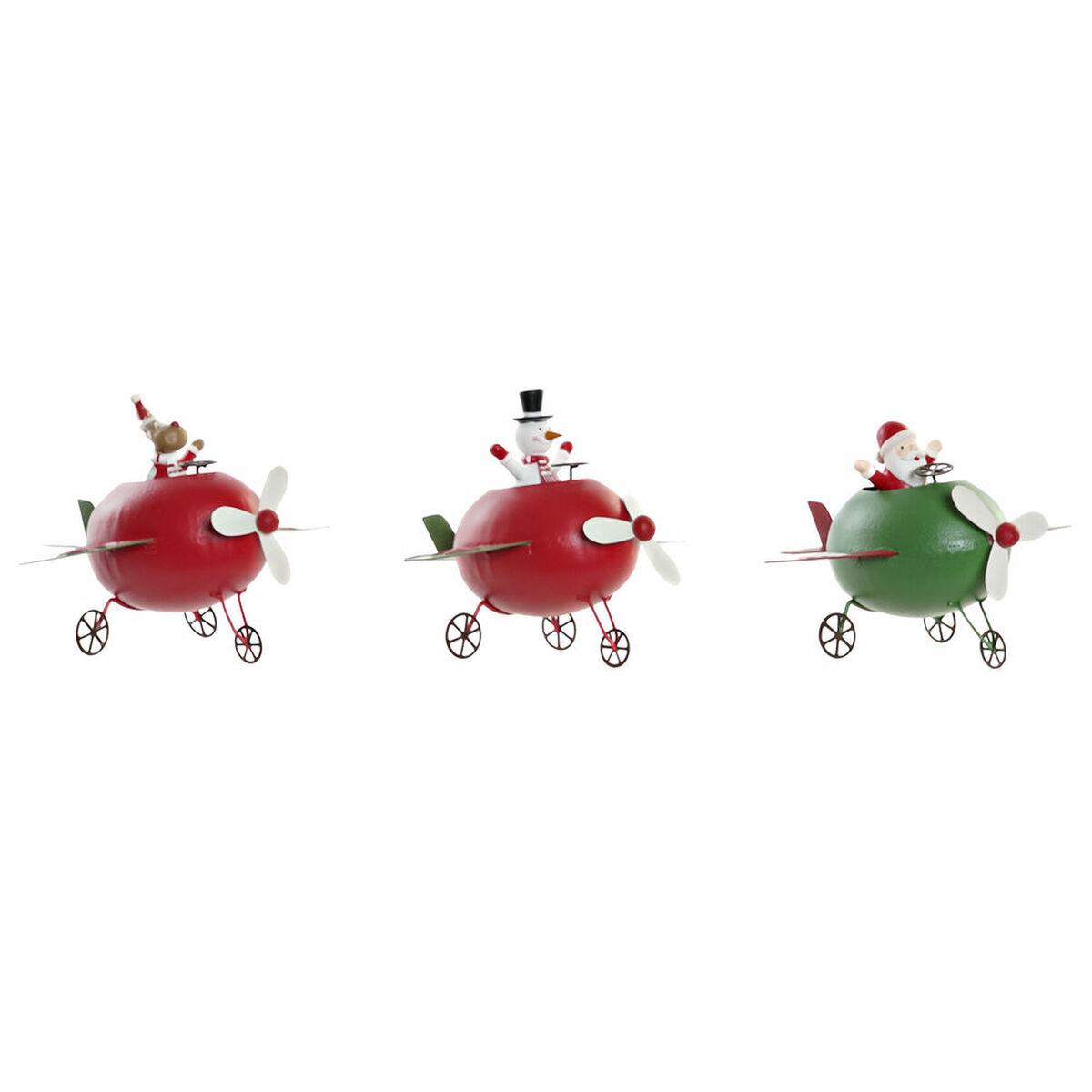Julepynt DKD Home Decor Metal Rensdyr (19 x 14 x 13 cm) (3 stk)