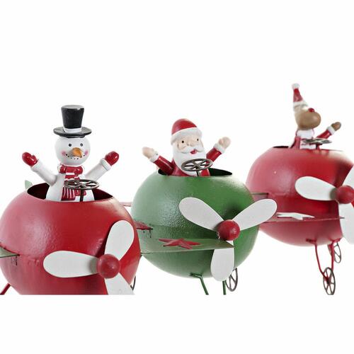 Julepynt DKD Home Decor Metal Rensdyr (19 x 14 x 13 cm) (3 stk)