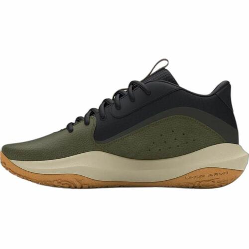 Basketballsko til voksne Under Armour Lockdown 7 Khaki Oliven 44