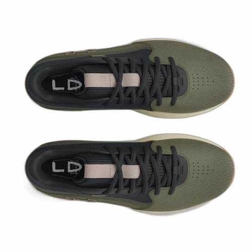 Basketballsko til voksne Under Armour Lockdown 7 Khaki Oliven 41