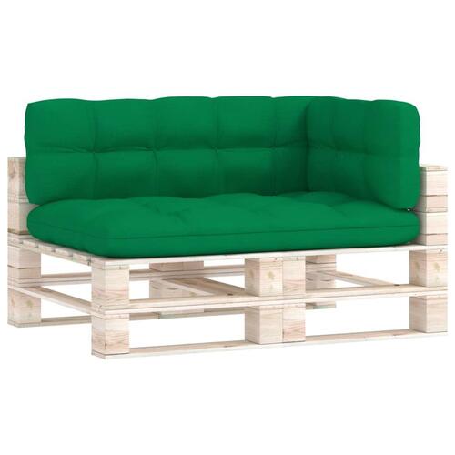 Pallehynder 3 stk. stof grøn