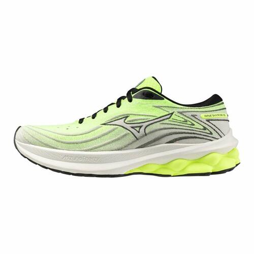 Løbesko til voksne Mizuno Wave Skyrise 5 Limegrøn 41