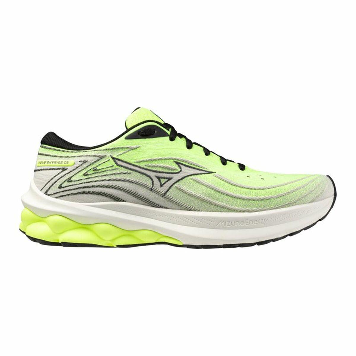 Løbesko til voksne Mizuno Wave Skyrise 5 Limegrøn 42.5
