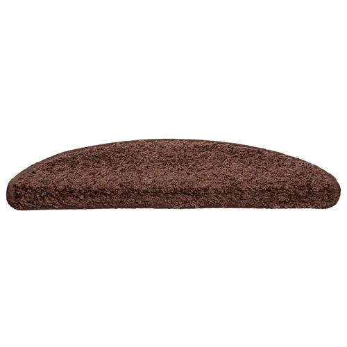Trappemåtter 20 stk. 56x17x3 cm brun