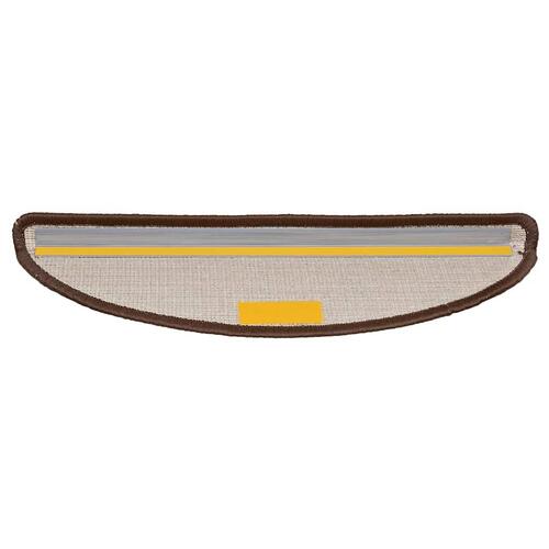 Trappemåtter 20 stk. 56x17x3 cm brun