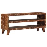 Tv-bord 105x46x32 cm massivt genbrugstræ