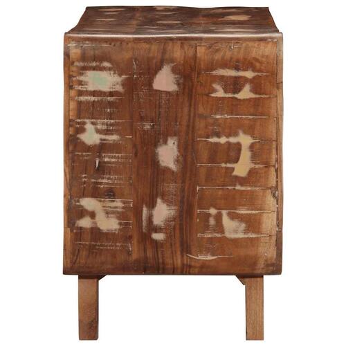 Tv-bord 105x46x32 cm massivt genbrugstræ