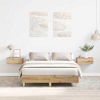 Sengestel uden madras 140x190 cm konstrueret træ kunsteg