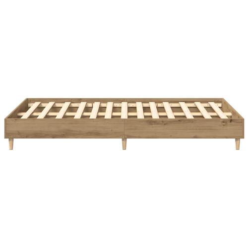 Sengestel uden madras 140x190 cm konstrueret træ kunsteg