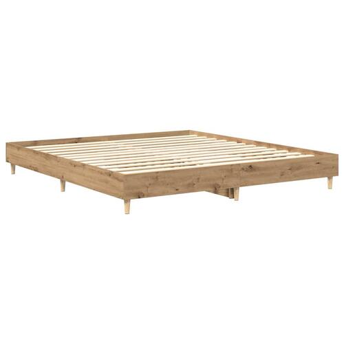 Sengestel uden madras 200x200 cm konstrueret træ kunsteg