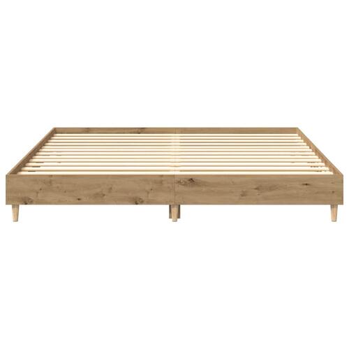 Sengestel uden madras 200x200 cm konstrueret træ kunsteg