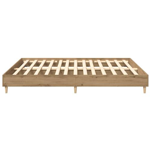 Sengestel uden madras 200x200 cm konstrueret træ kunsteg