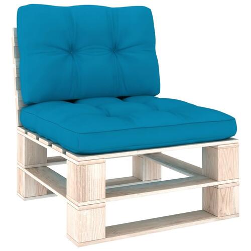 Pallehynder 2 stk. stof blå