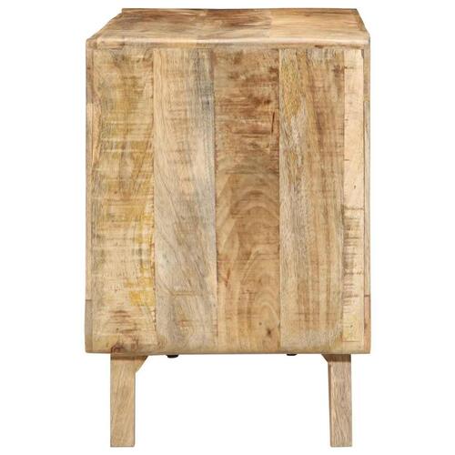 Tv-bord 105x46x32 cm massivt ru mangotræ