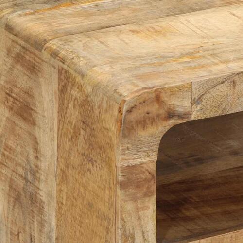 Tv-bord 105x46x32 cm massivt ru mangotræ
