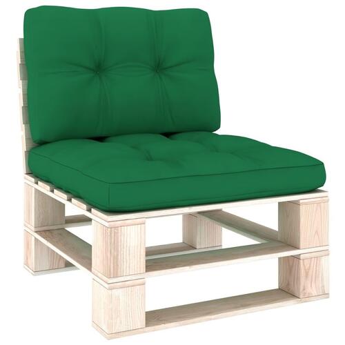 Pallehynder 2 stk. stof grøn