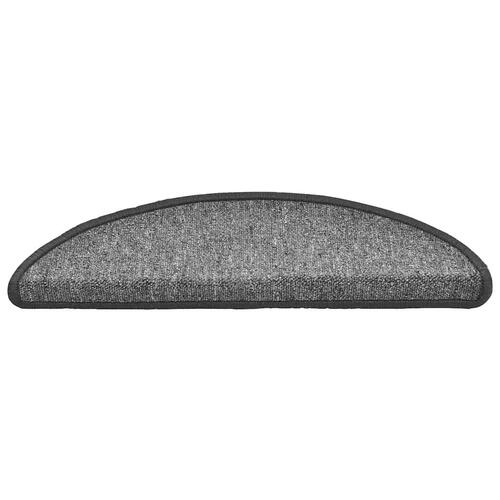 Trappemåtter 20 stk. 56x17x3 cm mørkegrå
