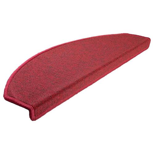Trappemåtter 20 stk. 65x24x4 cm bordeauxrød