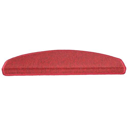 Trappemåtter 20 stk. 65x24x4 cm bordeauxrød
